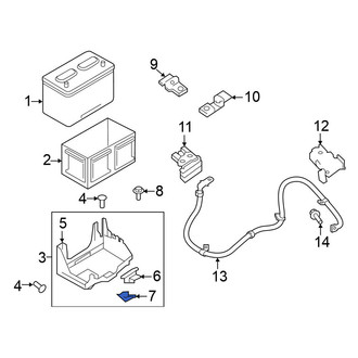 Nissan OE - Battery Hold Down Bracket