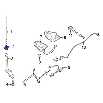 Nissan OE - Radio Antenna Base