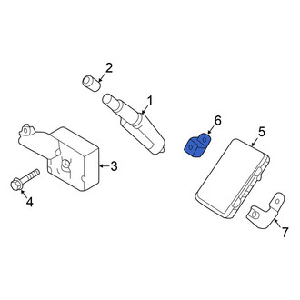 Nissan OE - Upper Tire Pressure Monitoring System (TPMS) Receiver Bracket