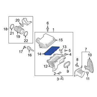 Nissan OE - Engine Air Filter