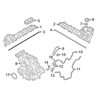 Nissan OE - Right Engine Valve Cover Gasket