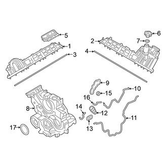 Nissan OE - Engine - Valve & Timing Covers (5.0L)