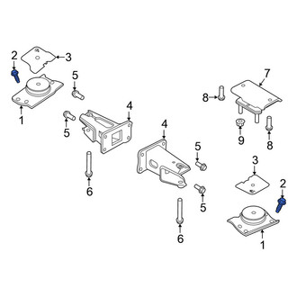 Nissan OE - Engine Mount Bolt