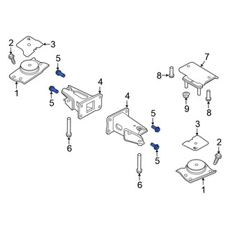 Nissan OE - Engine Mount Bolt