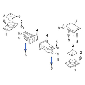 Nissan OE - Engine Mount Bolt