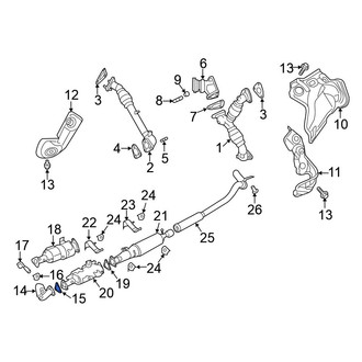 Nissan OE - Front Catalytic Converter Gasket