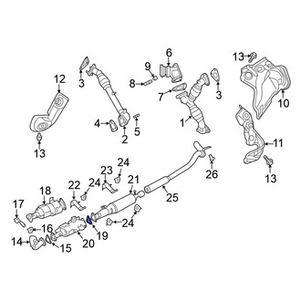 Nissan OE - Front Catalytic Converter Gasket