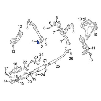 Nissan OE - Lower Exhaust Crossover Gasket