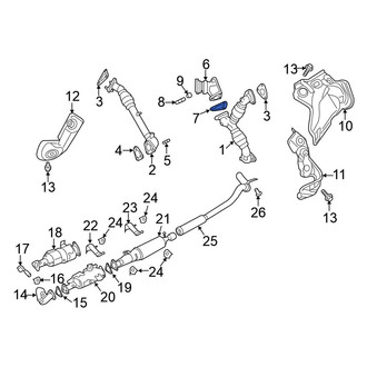 Nissan OE - Lower Exhaust Crossover Gasket