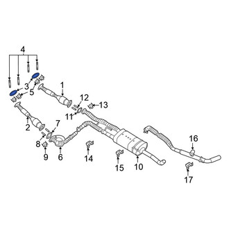 Nissan OE - Exhaust Pipe Connector Gasket