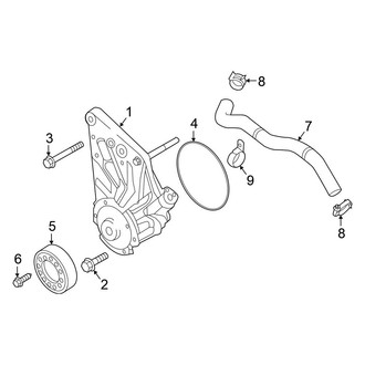 Nissan OE - Emission System - Emission Components (5.0L)
