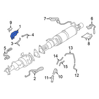Nissan OE - Right Diesel Exhaust Fluid (DEF) Pressure Sensor