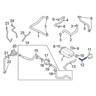 Nissan OE - Evaporative Emissions System Lines
