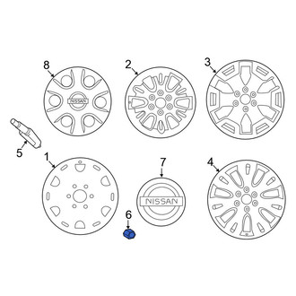Nissan OE - Wheel Lug Nut
