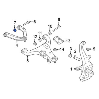 Nissan OE - Steering Knuckle Nut