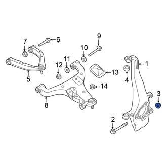 Nissan OE - Steering Knuckle Nut