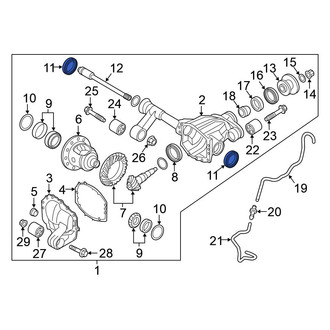 Nissan OE - Front Drive Axle Shaft Seal