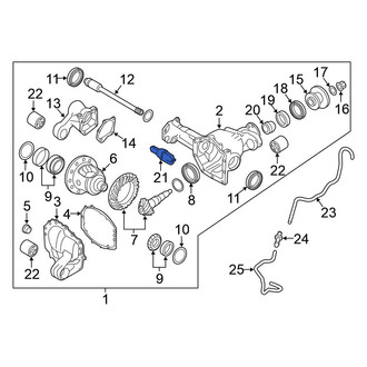 Nissan OE - Front Differential Lock Motor