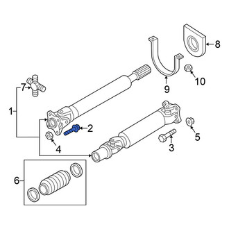 Nissan OE - Rear Drive Shaft Bolt