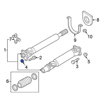 Nissan OE - Front Drive Shaft Nut