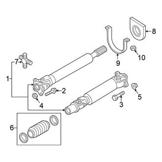Nissan OE - Rear Suspension - Drive Shaft (RWD)
