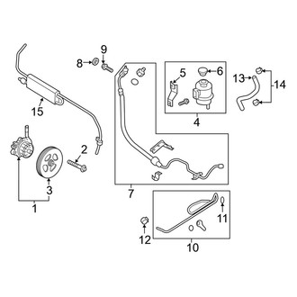 Nissan OE - Steering Gear & Linkage - Pump & Hoses