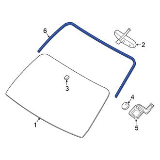 Nissan OE - Front Windshield Molding