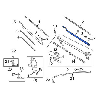 Nissan OE - Right Wiper Arm