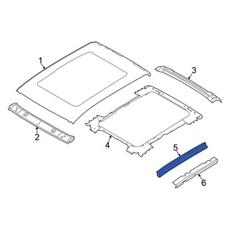 Nissan OE - Right Roof Side Rail