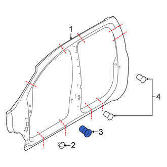 Nissan OE - Uniside Nut