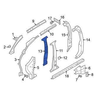 Nissan OE - Left Body B-Pillar