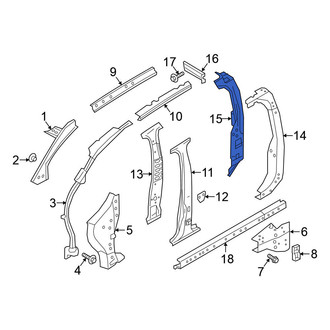 Nissan OE - Left Body C-Pillar