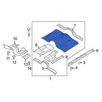Nissan OE - Front Floor Pan