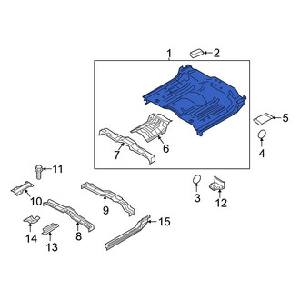 Nissan OE - Rear Floor Pan