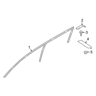 Nissan OE - Cab - Exterior Trim (Crew Cab)