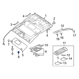 Nissan OE - Sun Visor Holder