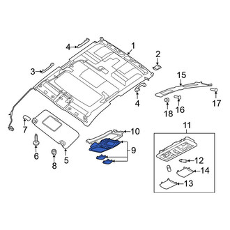 Nissan OE - Reading Light