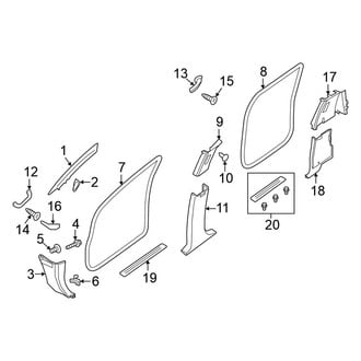 Nissan OE - Cab - Interior Trim (Body Side Trim), (Crew Cab)