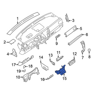 Nissan OE - Center Instrument Panel Cover