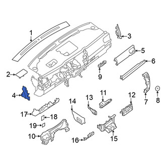 Nissan OE - Left Instrument Panel Side Cover