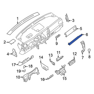 Nissan OE - Right Instrument Panel Molding
