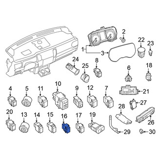 Nissan OE - Heated Steering Wheel Switch