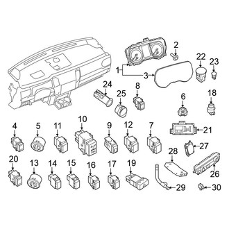 Nissan OE - Instrument Panel - Cluster & Switches