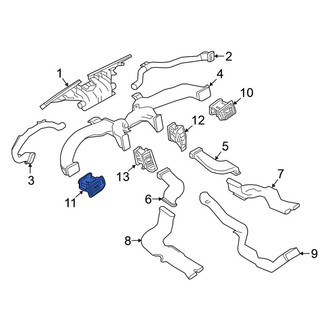 Nissan OE - Left Outer Dashboard Air Vent
