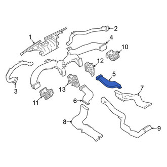 Nissan OE - Front Right Lower Instrument Panel Air Duct