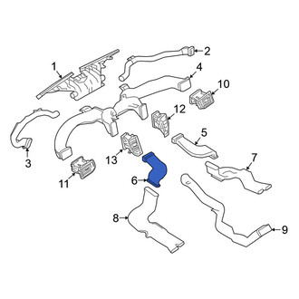 Nissan OE - Front Left Lower Instrument Panel Air Duct