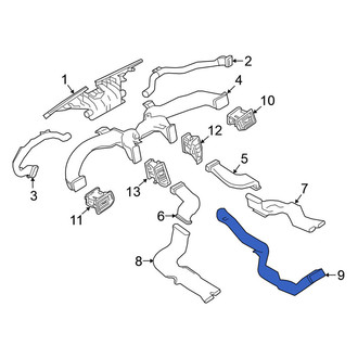 Nissan OE - Rear Center Instrument Panel Air Duct