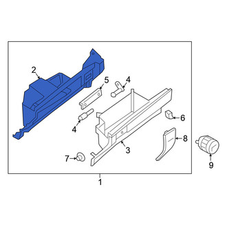 Nissan OE - Front Glove Box Housing