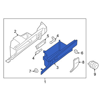 Nissan OE - Front Glove Box Door