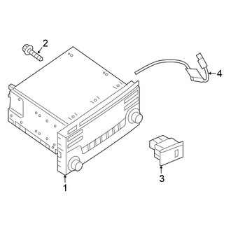 Nissan OE - Instrument Panel - Sound System (Receivers & Control)